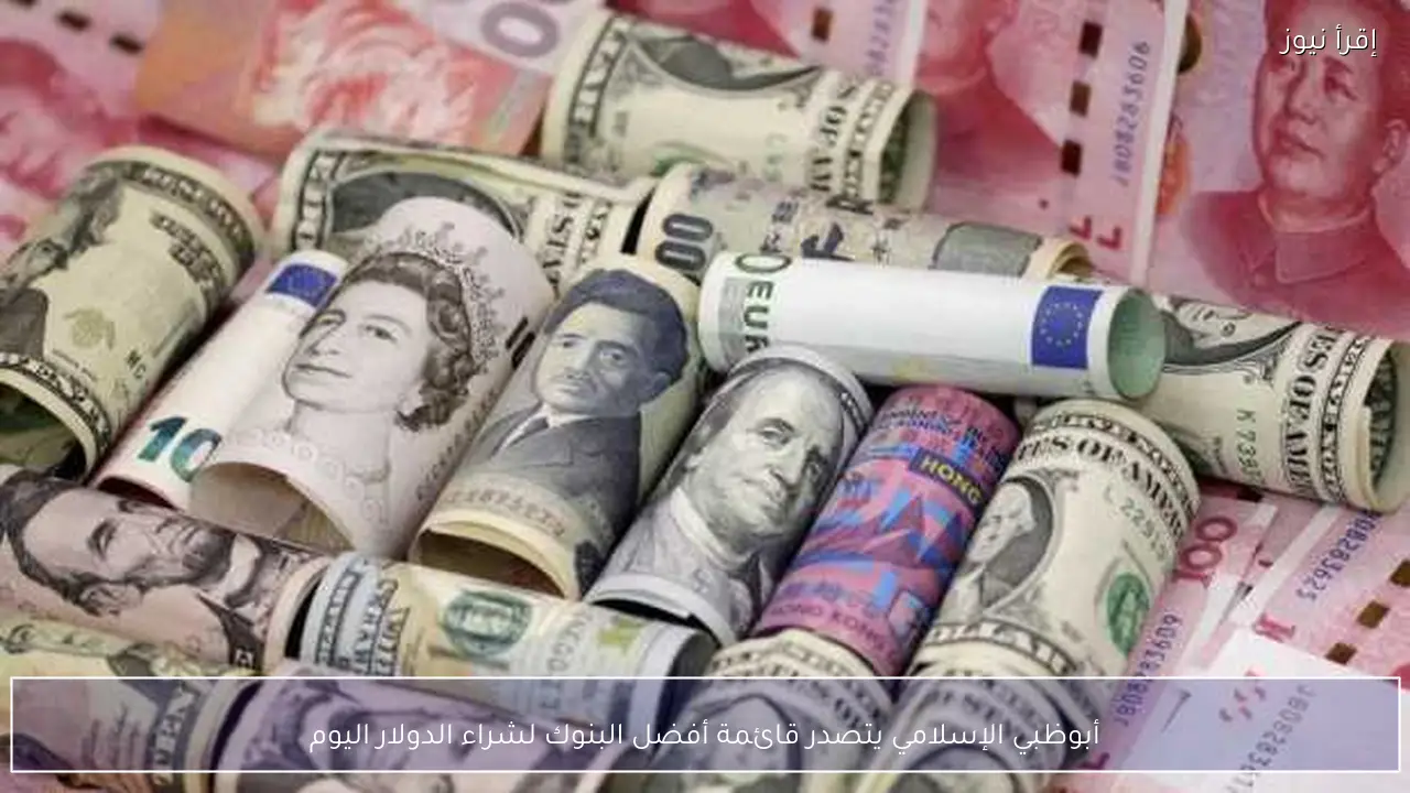 أبوظبي الإسلامي يتصدر قائمة أفضل البنوك لشراء الدولار اليوم