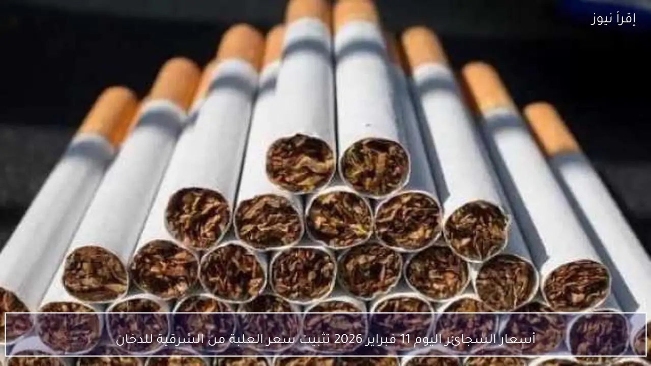 أسعار السجائر اليوم 11 فبراير 2026 تثبيت سعر العلبة من الشرقية للدخان