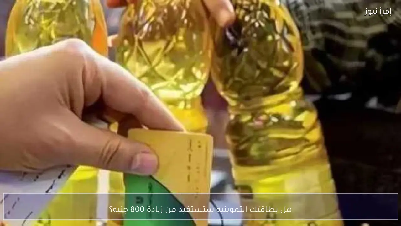 هل بطاقتك التموينية ستستفيد من زيادة 800 جنيه؟