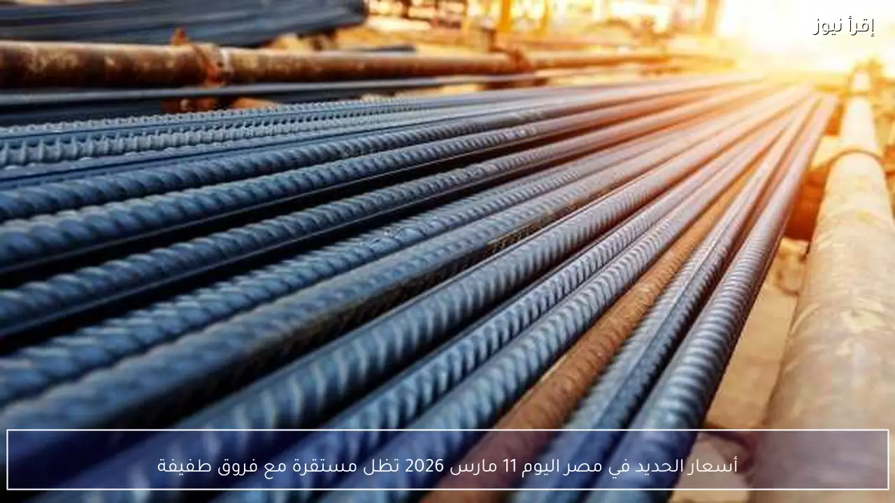 أسعار الحديد في مصر اليوم 11 مارس 2026 تظل مستقرة مع فروق طفيفة