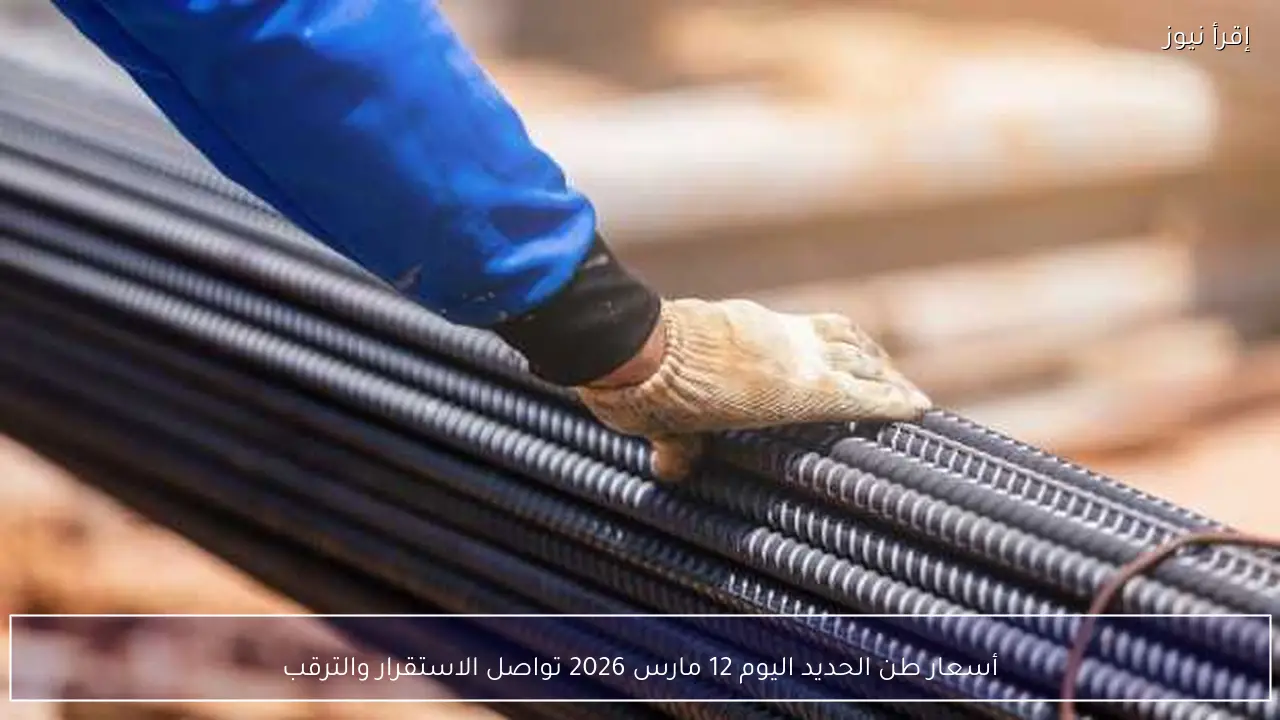أسعار طن الحديد اليوم 12 مارس 2026 تواصل الاستقرار والترقب