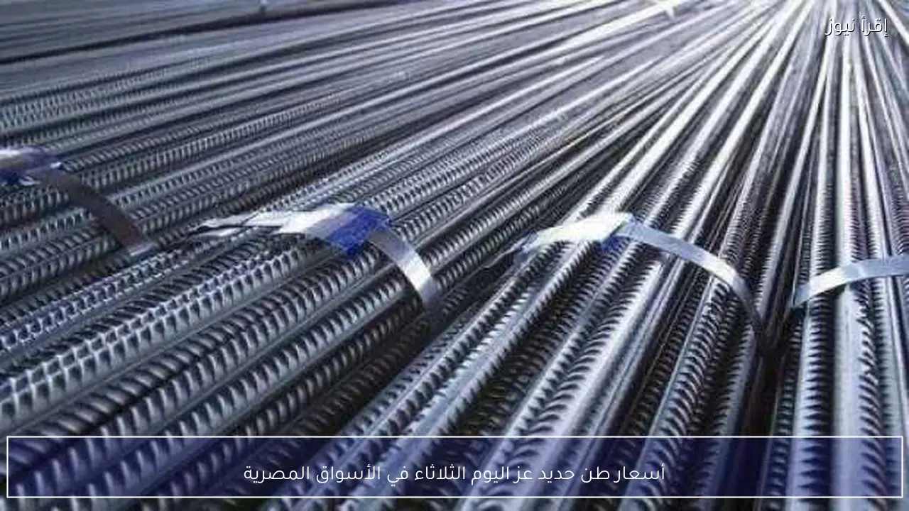 أسعار طن حديد عز اليوم الثلاثاء في الأسواق المصرية