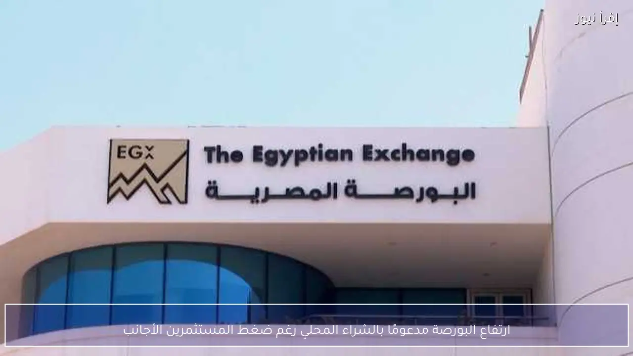 ارتفاع البورصة مدعومًا بالشراء المحلي رغم ضغط المستثمرين الأجانب