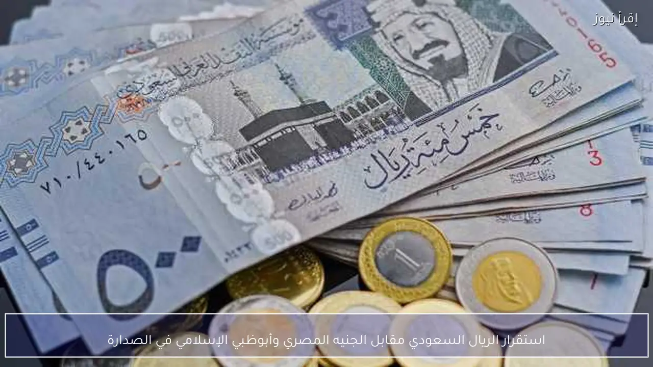 استقرار الريال السعودي مقابل الجنيه المصري وأبوظبي الإسلامي في الصدارة