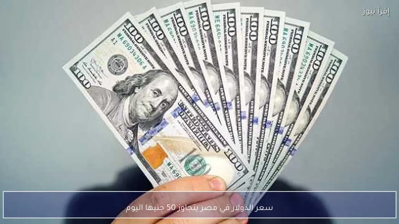 سعر الدولار في مصر يتجاوز 50 جنيها اليوم