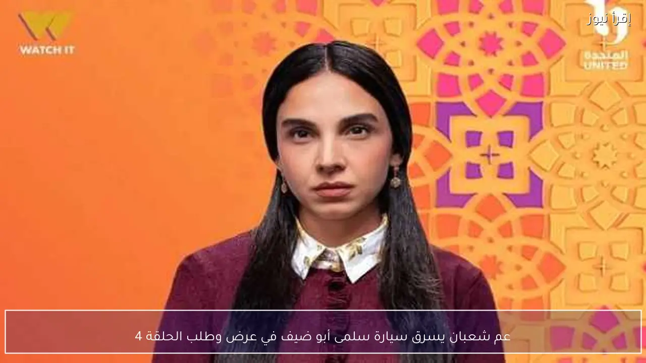 عم شعبان يسرق سيارة سلمى أبو ضيف في عرض وطلب الحلقة 4