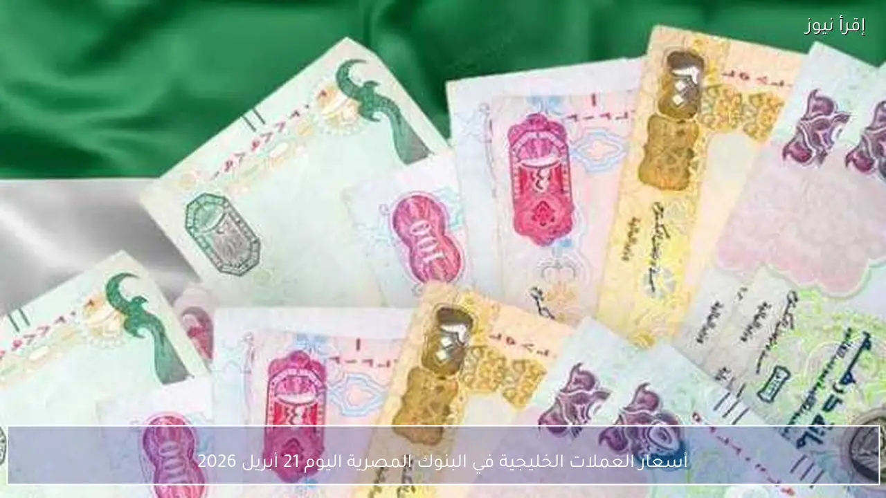 أسعار العملات الخليجية في البنوك المصرية اليوم 21 أبريل 2026