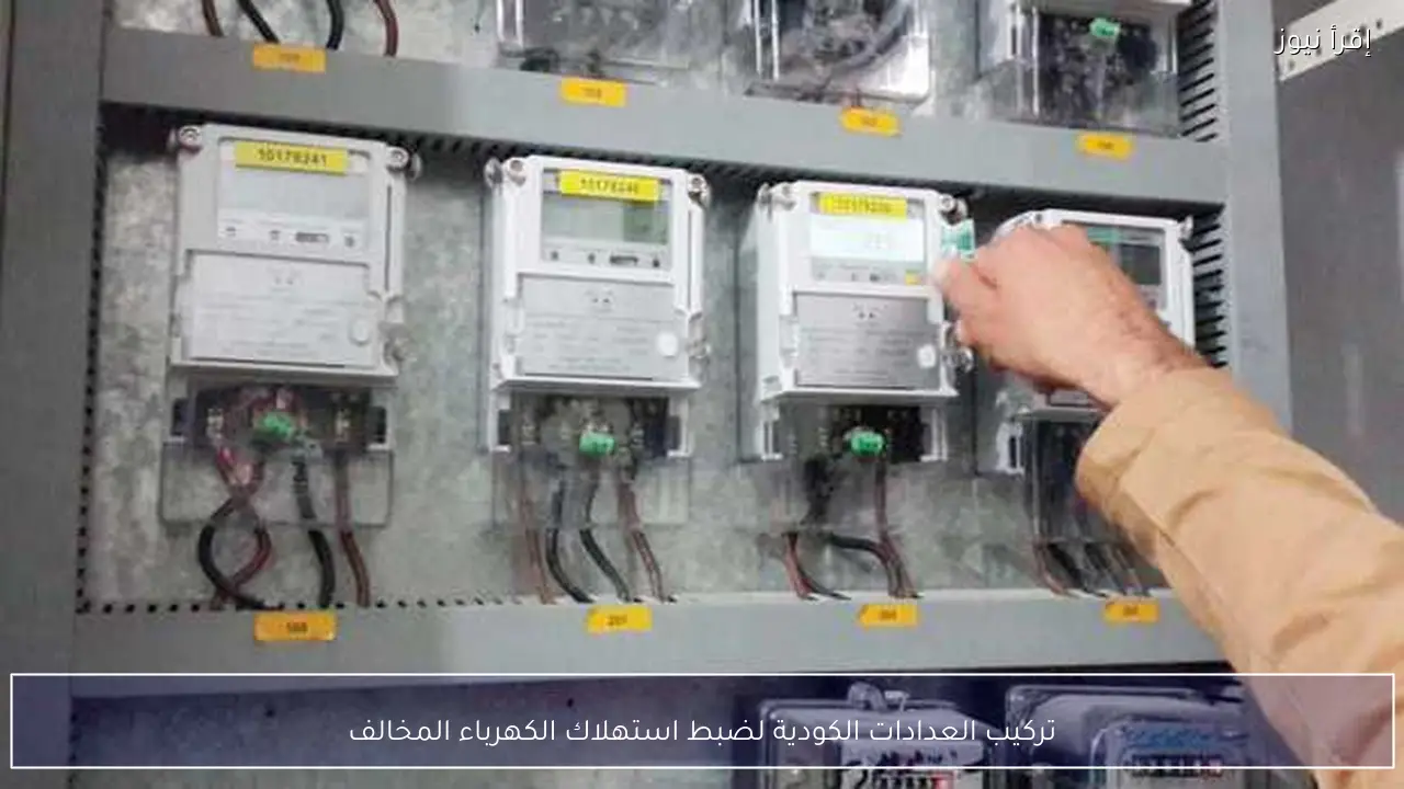 تركيب العدادات الكودية لضبط استهلاك الكهرباء المخالف