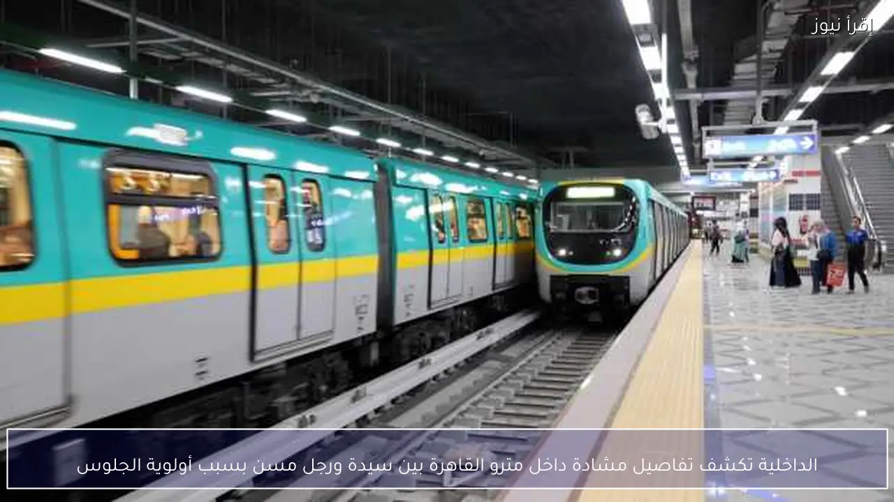 الداخلية تكشف تفاصيل مشادة داخل مترو القاهرة بين سيدة ورجل مسن بسبب أولوية الجلوس