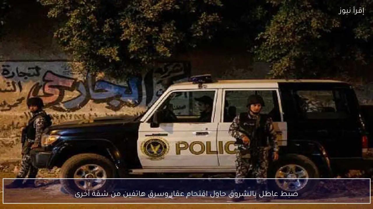 ضبط عاطل بالشروق حاول اقتحام عقار وسرق هاتفين من شقة أخرى