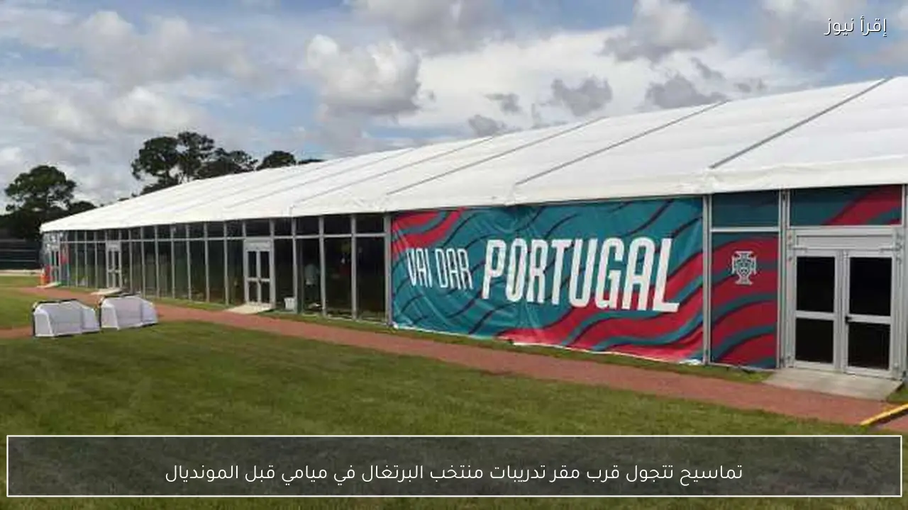 تماسيح تتجول قرب مقر تدريبات منتخب البرتغال في ميامي قبل المونديال