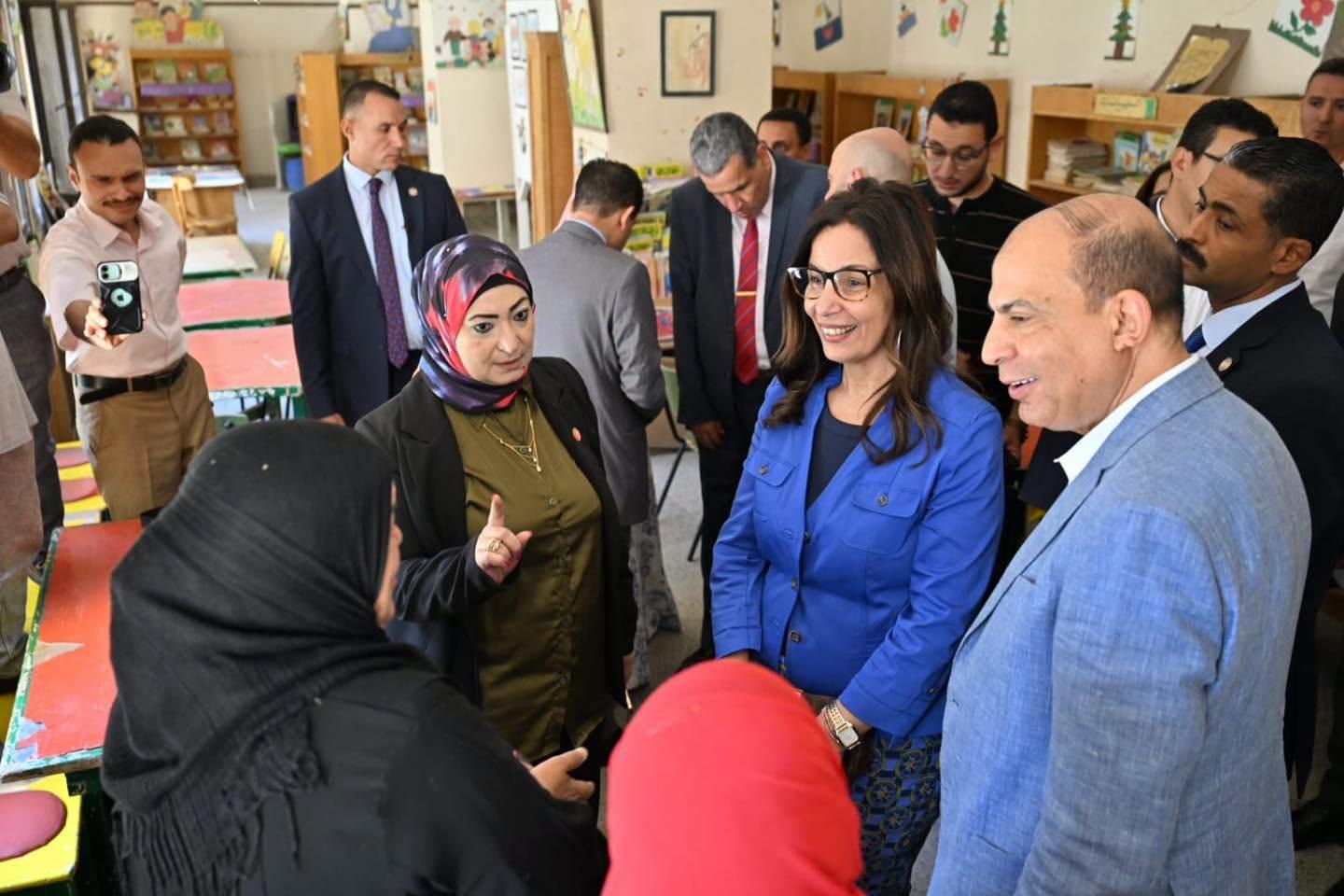 وزيرة الثقافة ومحافظ المنيا