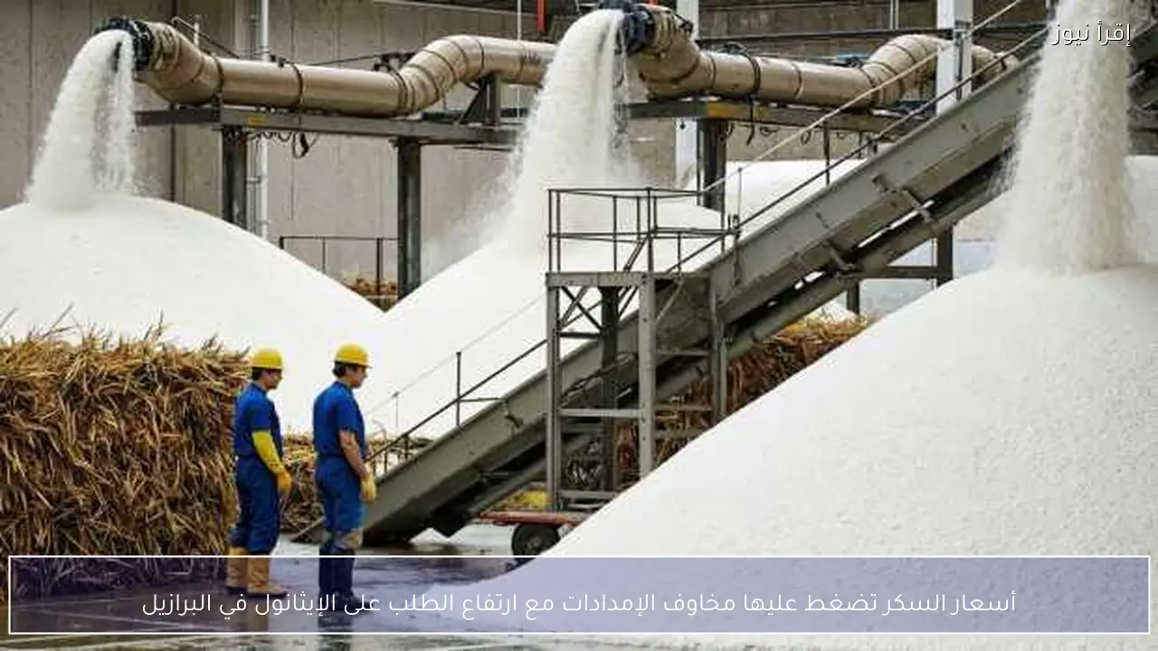 أسعار السكر تضغط عليها مخاوف الإمدادات مع ارتفاع الطلب على الإيثانول في البرازيل