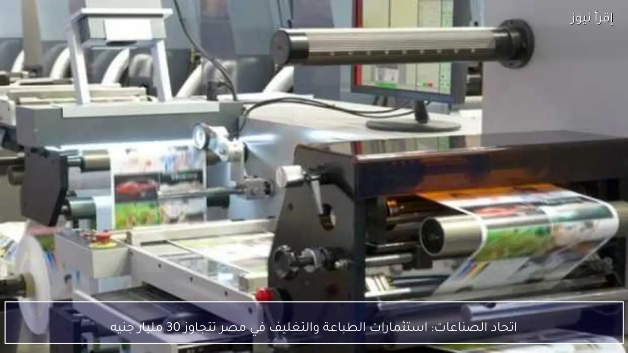 اتحاد الصناعات: استثمارات الطباعة والتغليف في مصر تتجاوز 30 مليار جنيه
