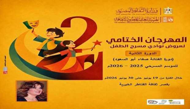 العرض المسرحي “الأراجوز الكسلان” يضيء المهرجان الختامي لنوادي مسرح الطفل الليلة
