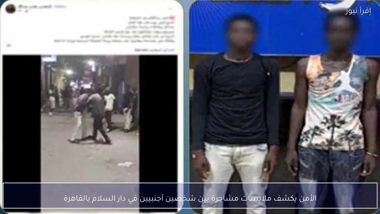 الأمن يكشف ملابسات مشاجرة بين شخصين أجنبيين في دار السلام بالقاهرة