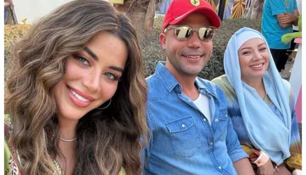 يارا السكري تنشر كواليس فيلم “صقر وكناريا” مع محمد إمام