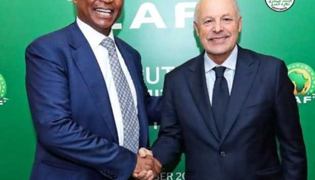 تهنئة من موتسيبي لأبوريدة على إنجاز منتخب مصر بالتأهل لكأس العالم 2026